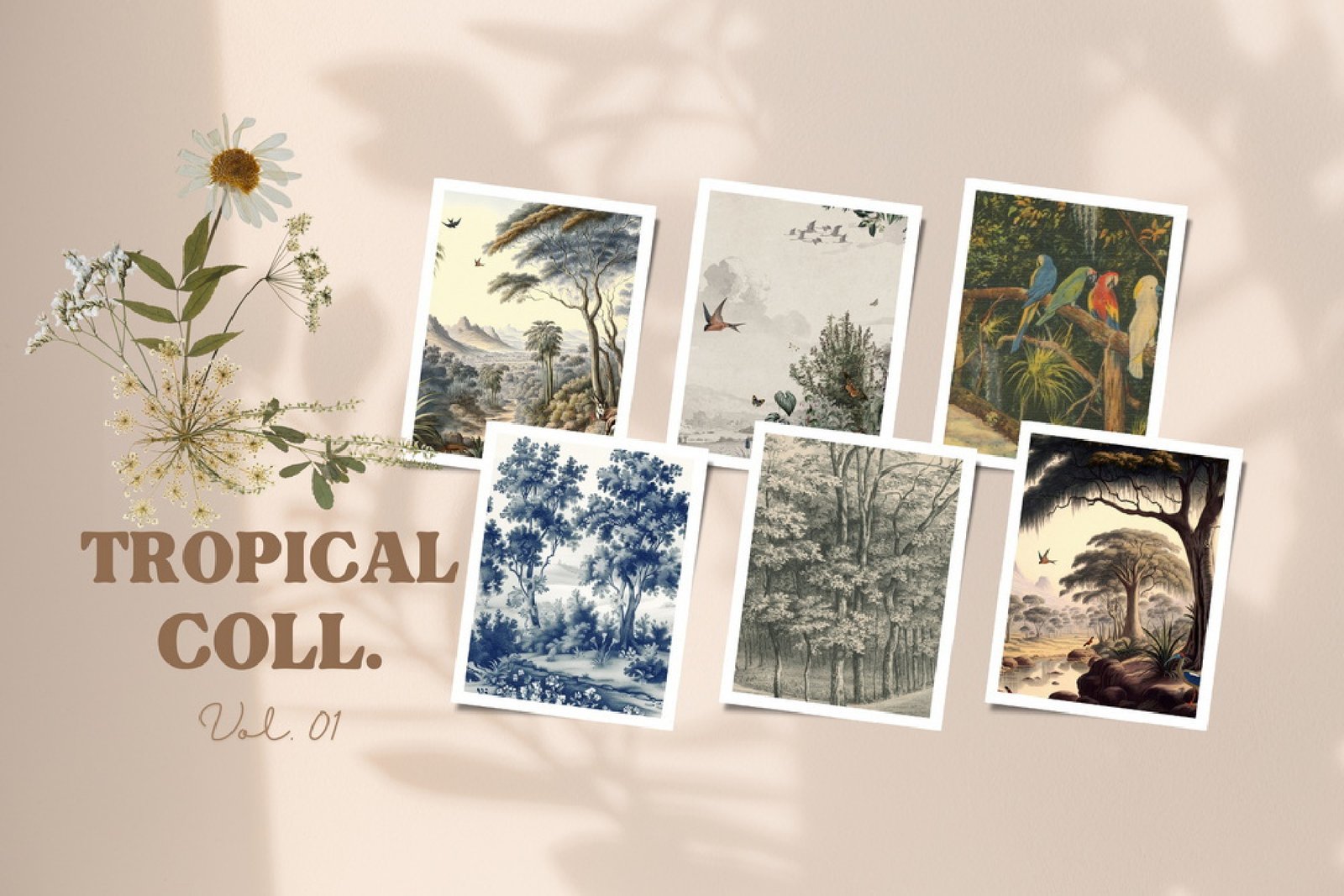 Tropical Designs 2 Wallpaper Collection